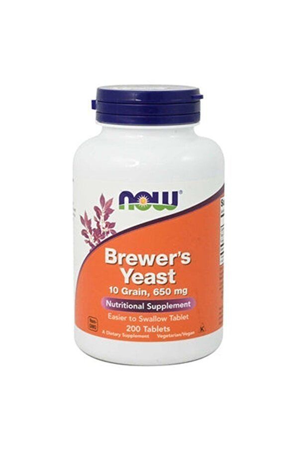 NOW BREWER'S YEAST 10 GRAIN 650MG 200TABS