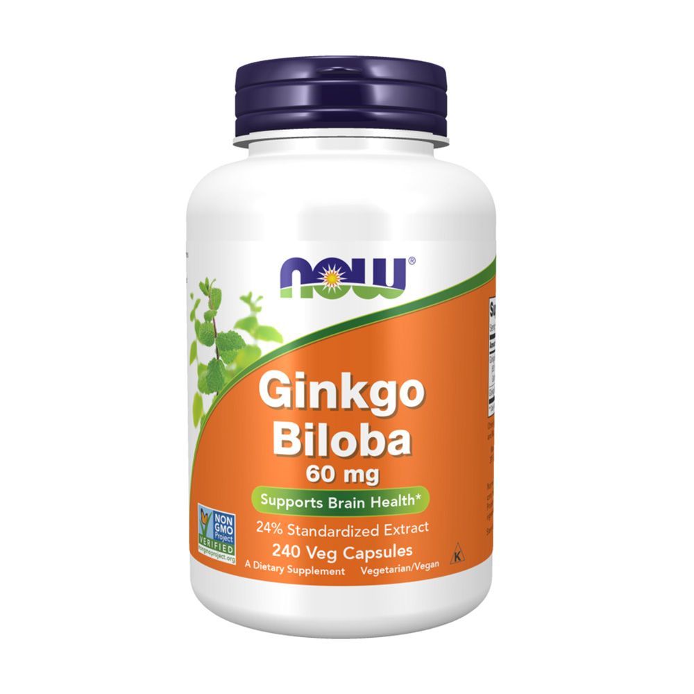 NOW GINKO BILOBA 60MG 240 VEG CAP