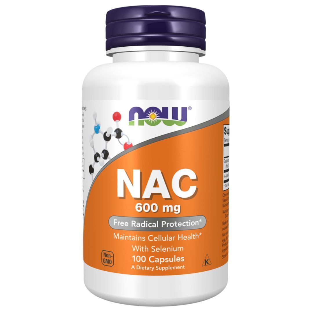 NOW NAC 600MG 100 VEG CAP