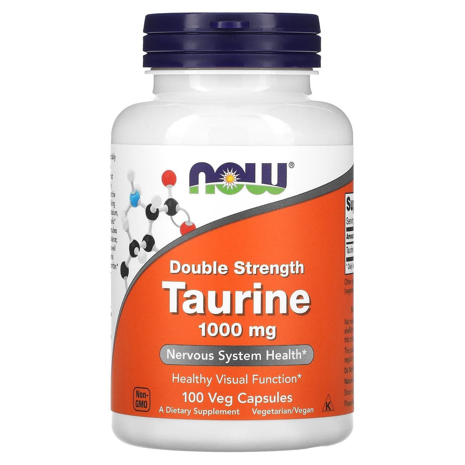 NOW TAURINE 1000MG 100CAPS