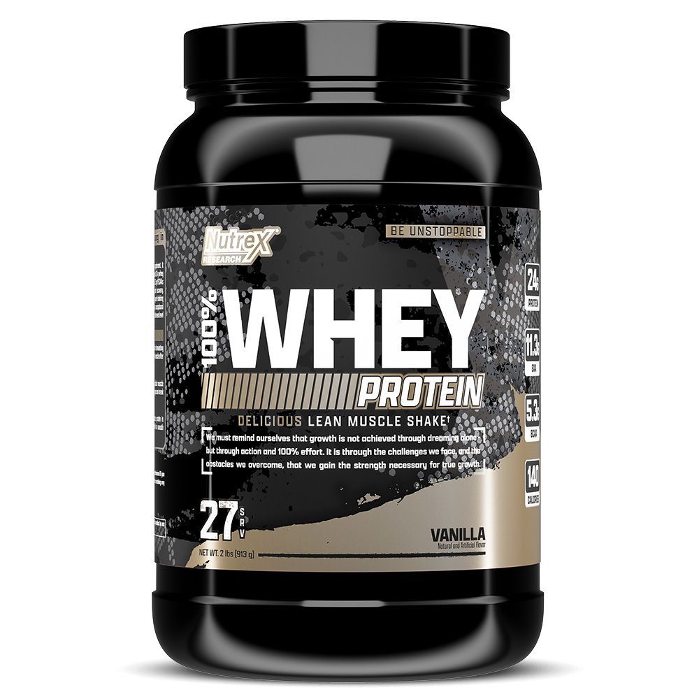 NUTREX 100% WHEY PROTEIN VANILLA 2LBS