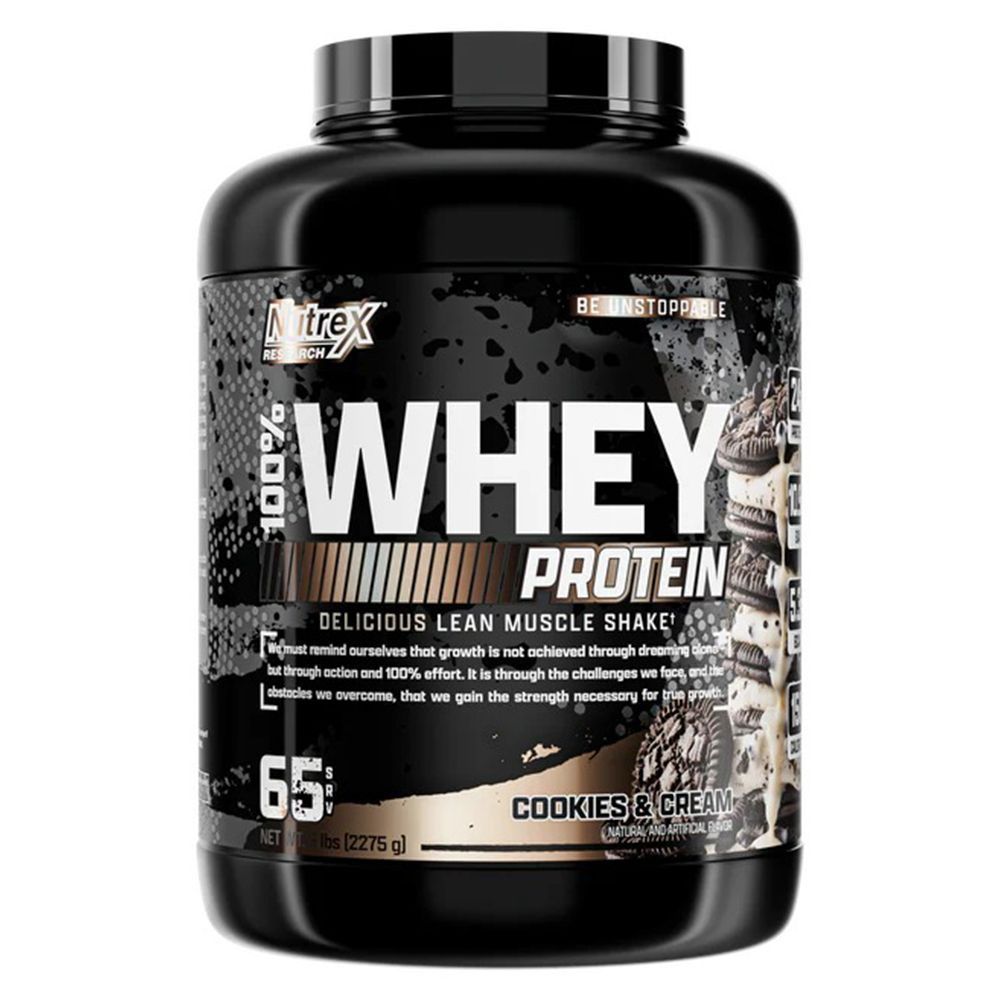 NUTREX 100% WHEY PROTEIN COOKIES & CREAM 5LBS NUTREX 100% WHEY PROTEIN COOKIES & CREAM 5LBS