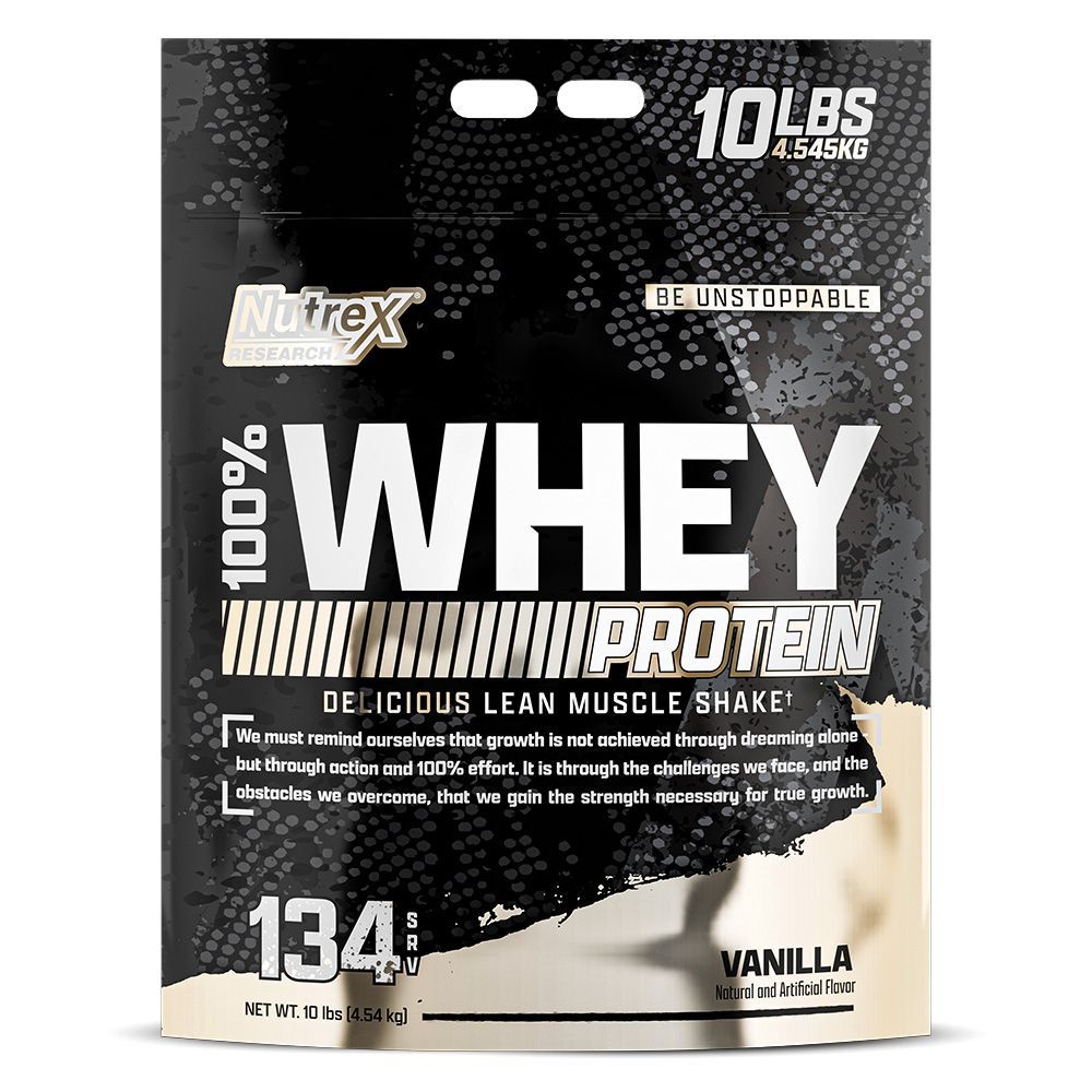 NUTREX 100% WHEY PROTEIN VANILLA 10LBS