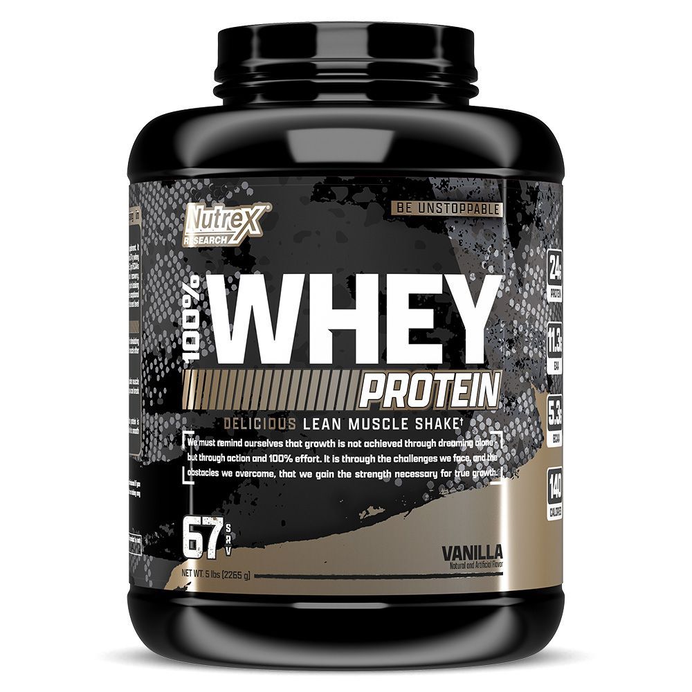 NUTREX 100% WHEY PROTEIN VANILLA 5LBS