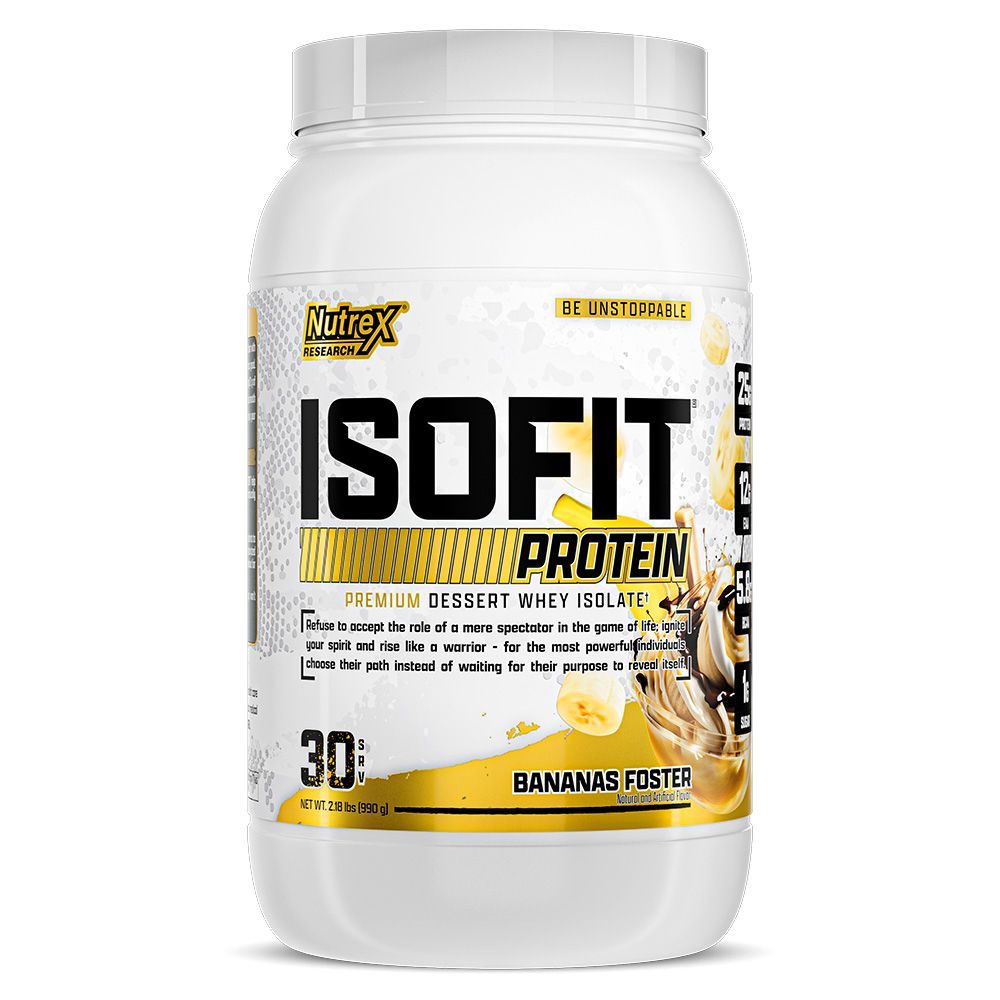 NUTREX ISOFIT PROTEIN BANANAS FOSTER 2.18LBS