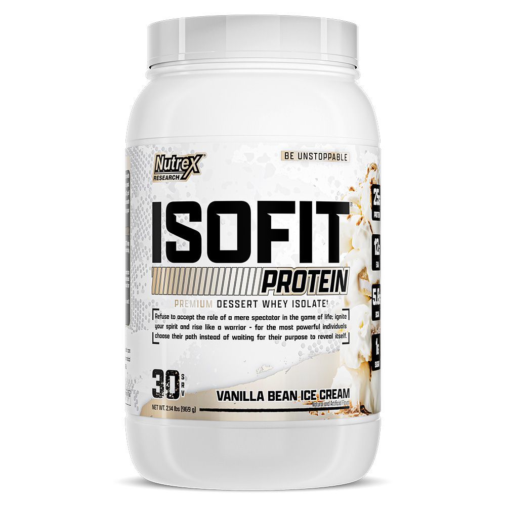 NUTREX ISOFIT PROTEIN VANILLA BEAN ICE CREAM 969G