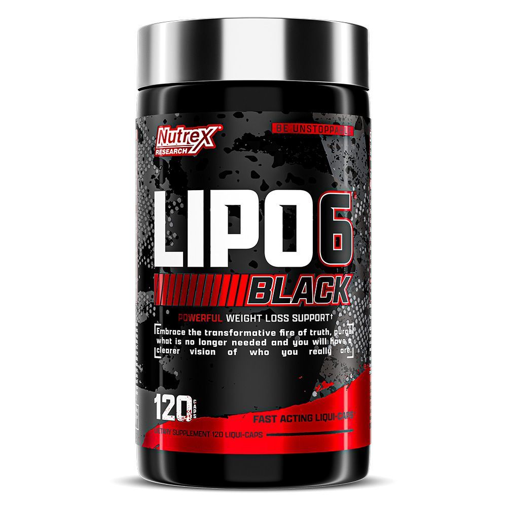 NUTREX LIPO6 BLACK 120BLACK CAPS