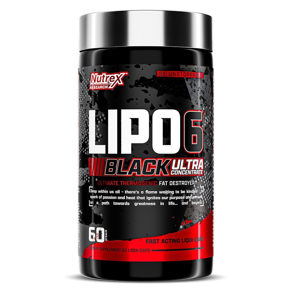 NUTREX- LIPO 6 BLACK UC 60 CAPSULES (NEW)