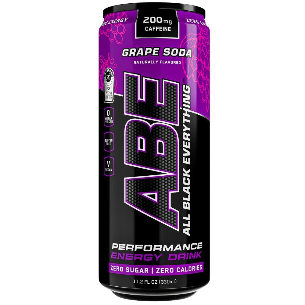 AN ABE ENERGY+PERFORMANCE GRAPE SODA 330ML
