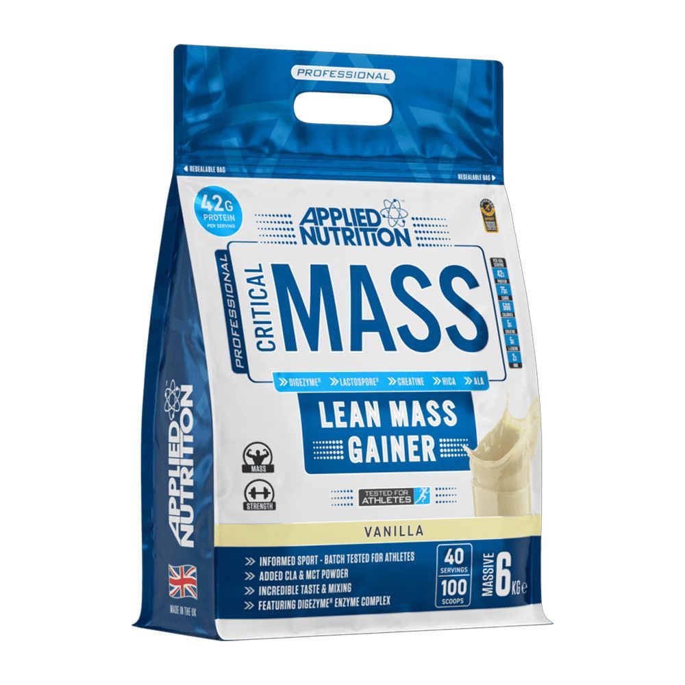 AN CRITICAL MASS LEAN MASS GAINZ VANILLA 6KG AN CRITICAL MASS LEAN MASS GAINZ VANILLA 6KG