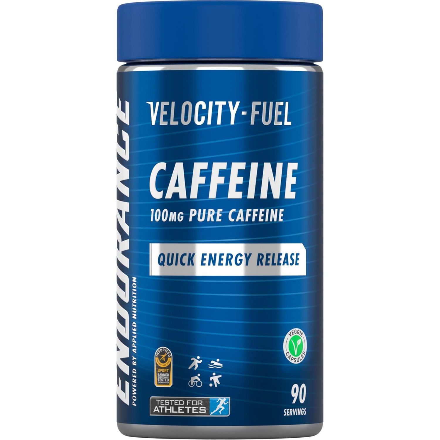 AN ENDURANCE VELOCITY-FUEL 100MG CAFFEINE 90CAPS