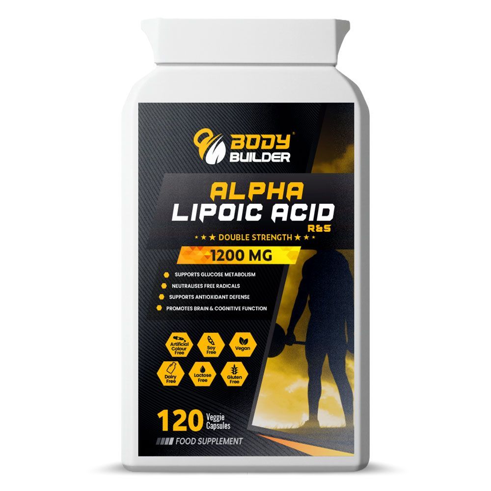BODY BUILDER ALPHA LIPOIC ACID 1200MG 120VCAPS