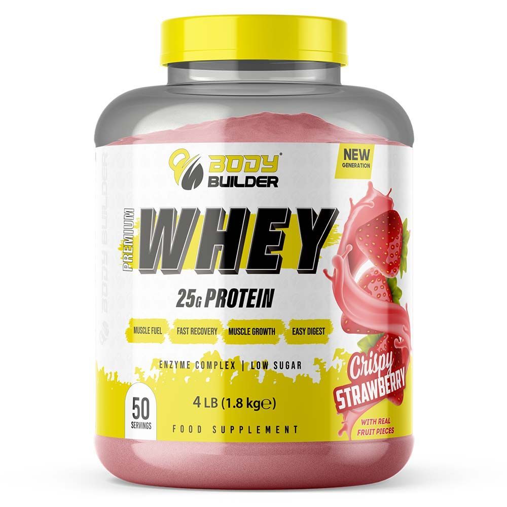 BODY BUILDER COMBO PREMIUM WHEY CRIPSY STRAWBERRY 4 LB