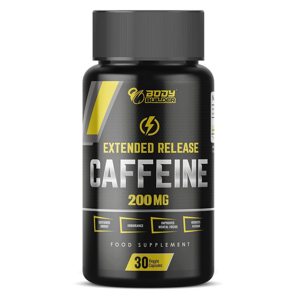 BODY BUILDER EXTENDED RELEASE CAFFEINE 200MG 30CAP
