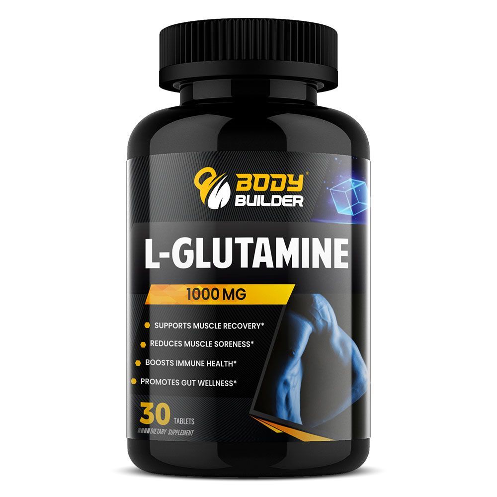 BODY BUILDER L-GLUTAMINE 1000MG 30TABS