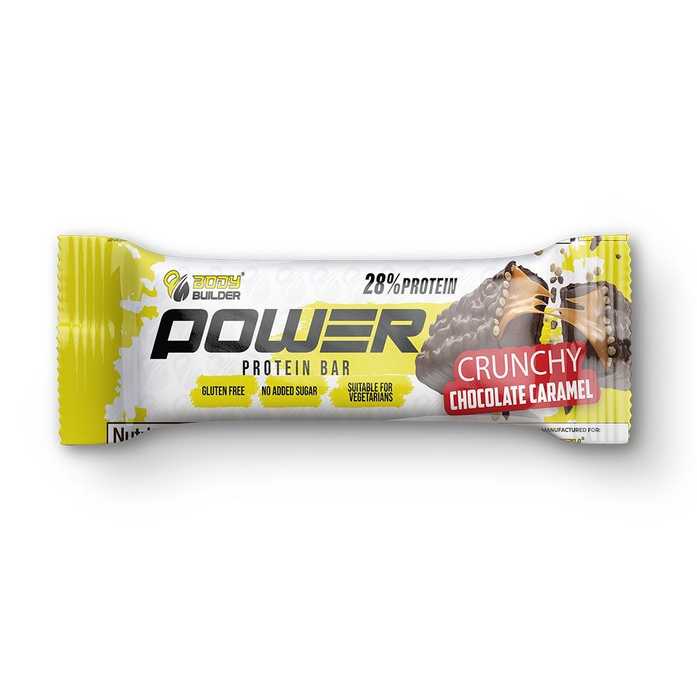 BODY BUILDER POWER CRUNCHY CHOCOLATE PROTEIN BAR 45G