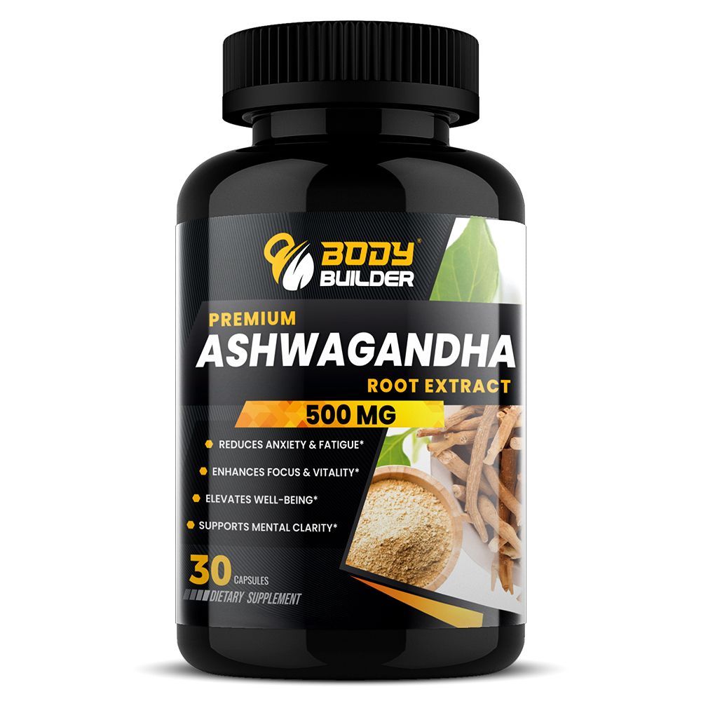 BODY BUILDER PREMIUM ASHWAGANDHA 500MG 30CAPS