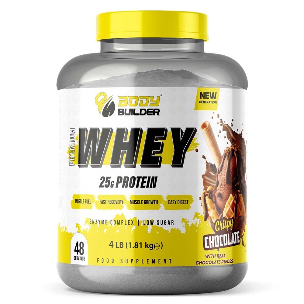 BODY BUILDER PREMIUM WHEY CRISPY CHOCOLATE 4LB