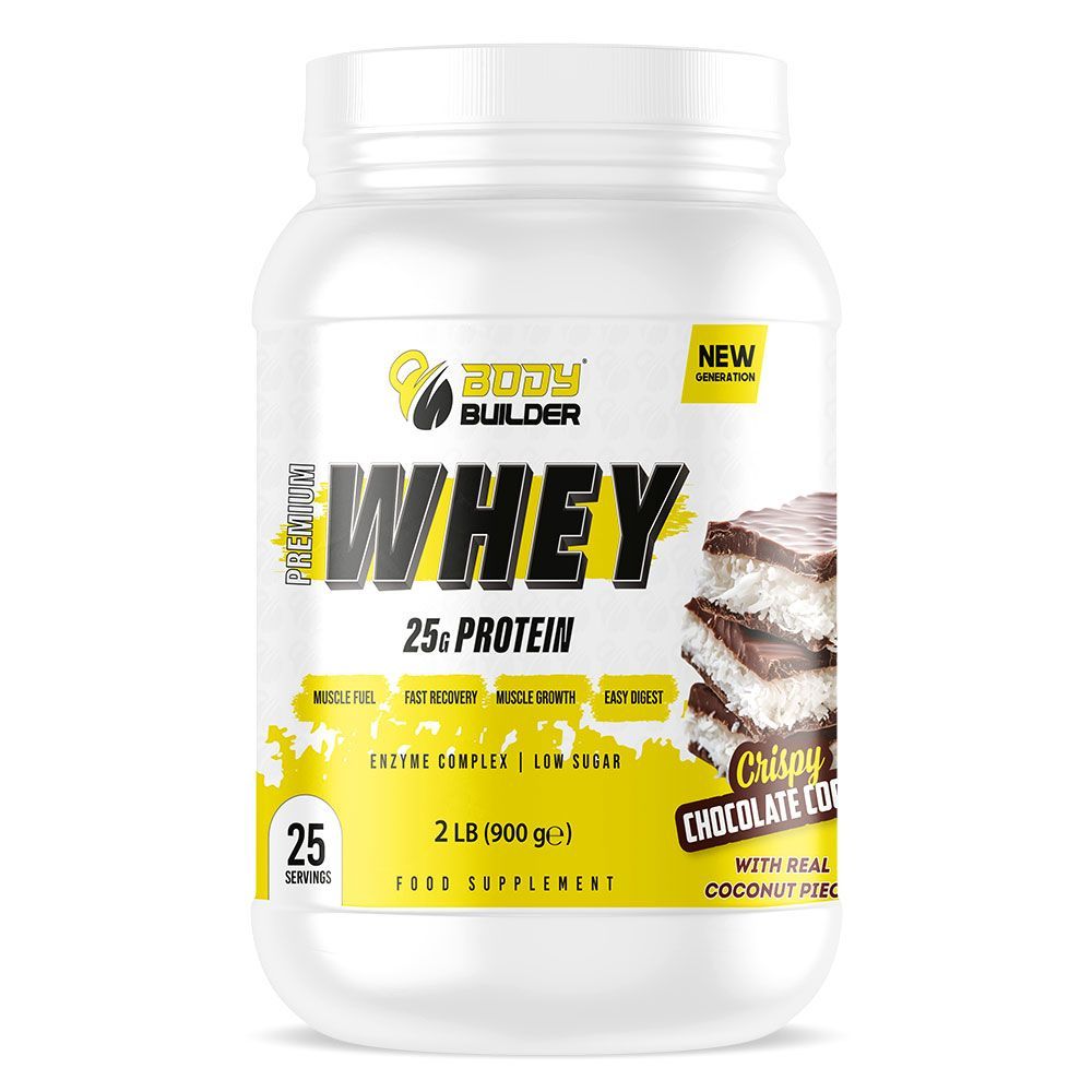 BODY BUILDER PREMIUM WHEY CRISPY CHOCO COCONUT 2LB