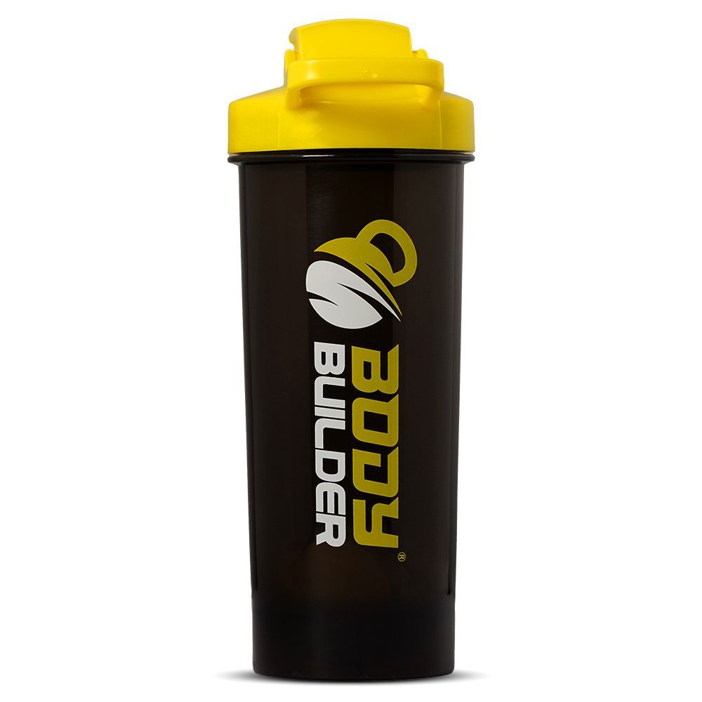 BODY BUILDER SHAKER BLACK & YELLOW 700ML