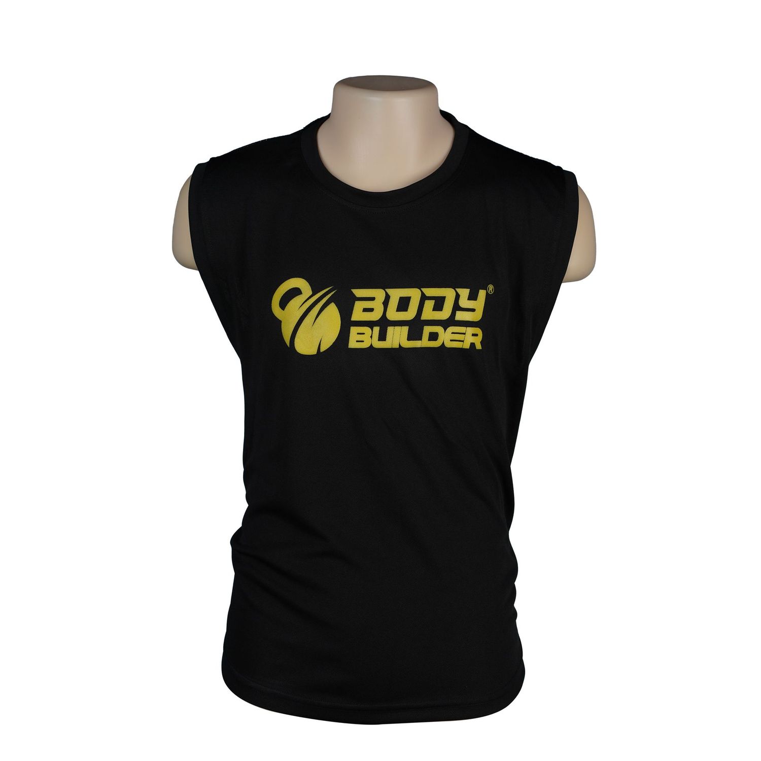 BODY BUILDER SLEEVELESS BLACK T-SHIRT  XXL