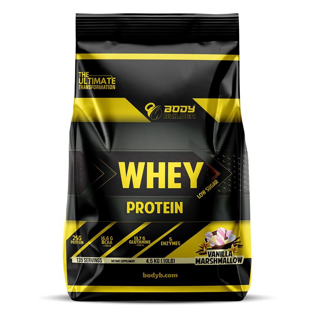BODY BUILDER WHEY BAG VANILLA MARSHMALLOW 10LB
