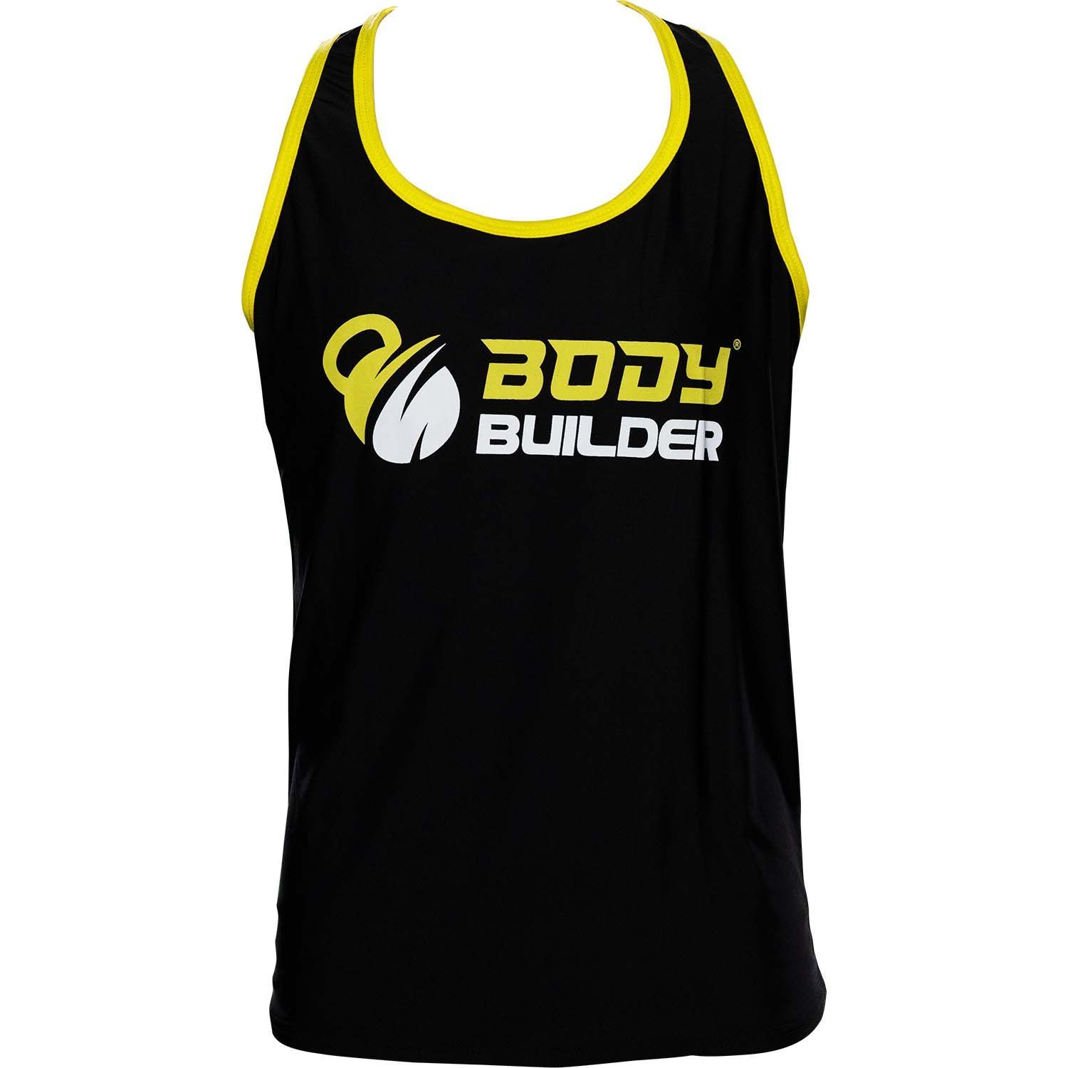 BODY BUILDER T-SHIRT BLACK & YELLOW XL - NEW