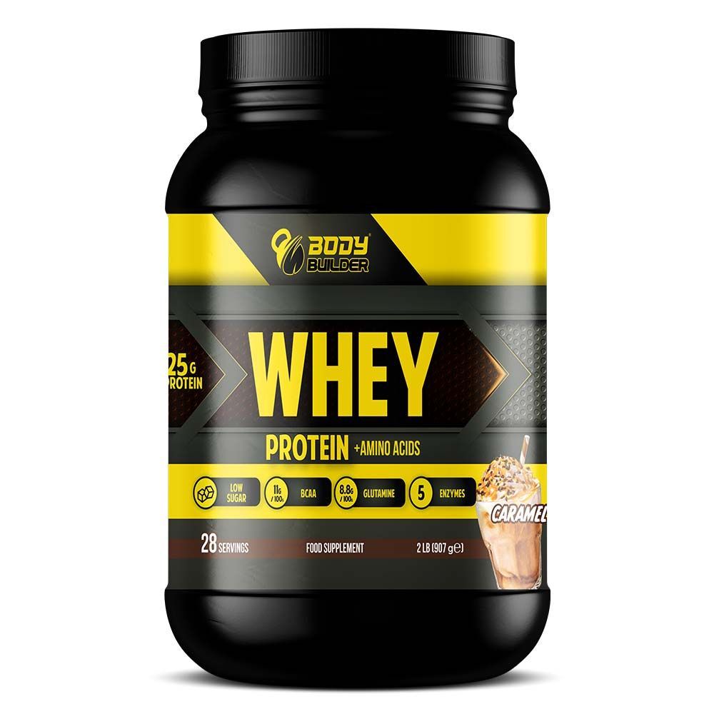 BODY BUILDER WHEY JAR CARAMEL LATTE 2LB
