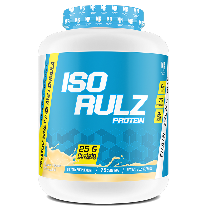 MUSCLE RULZ ISO RULZ PROTEIN 5LBS/2.26KG VANILLA