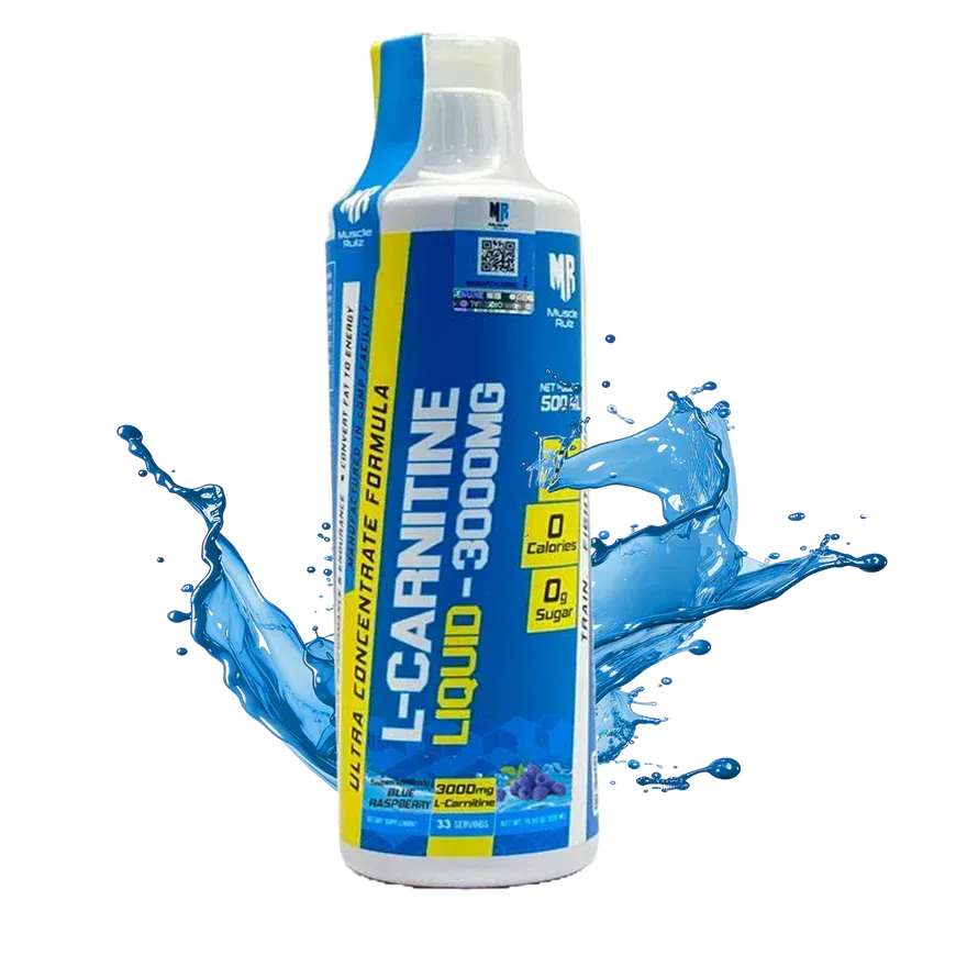 MUSCLE RULZ L-CARNITINE LIQUID 3000MG - BLUE RASPBERRY