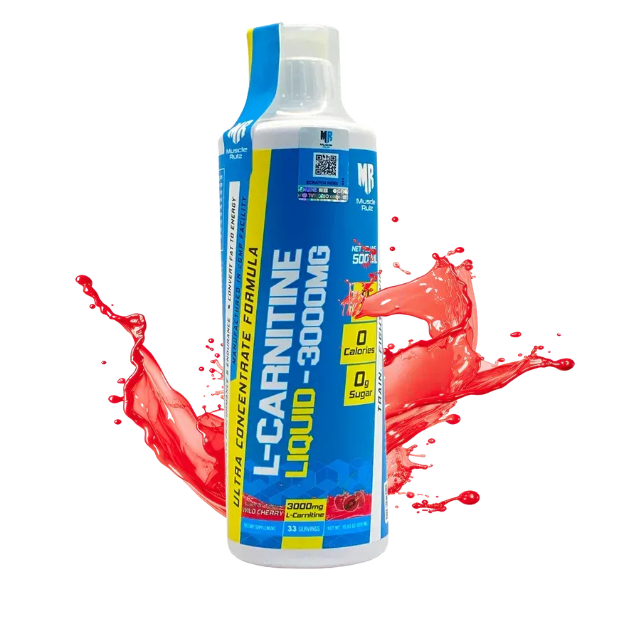 MUSCLE RULZ L-CARNITINE LIQUID 3000MG - WILD CHERRY