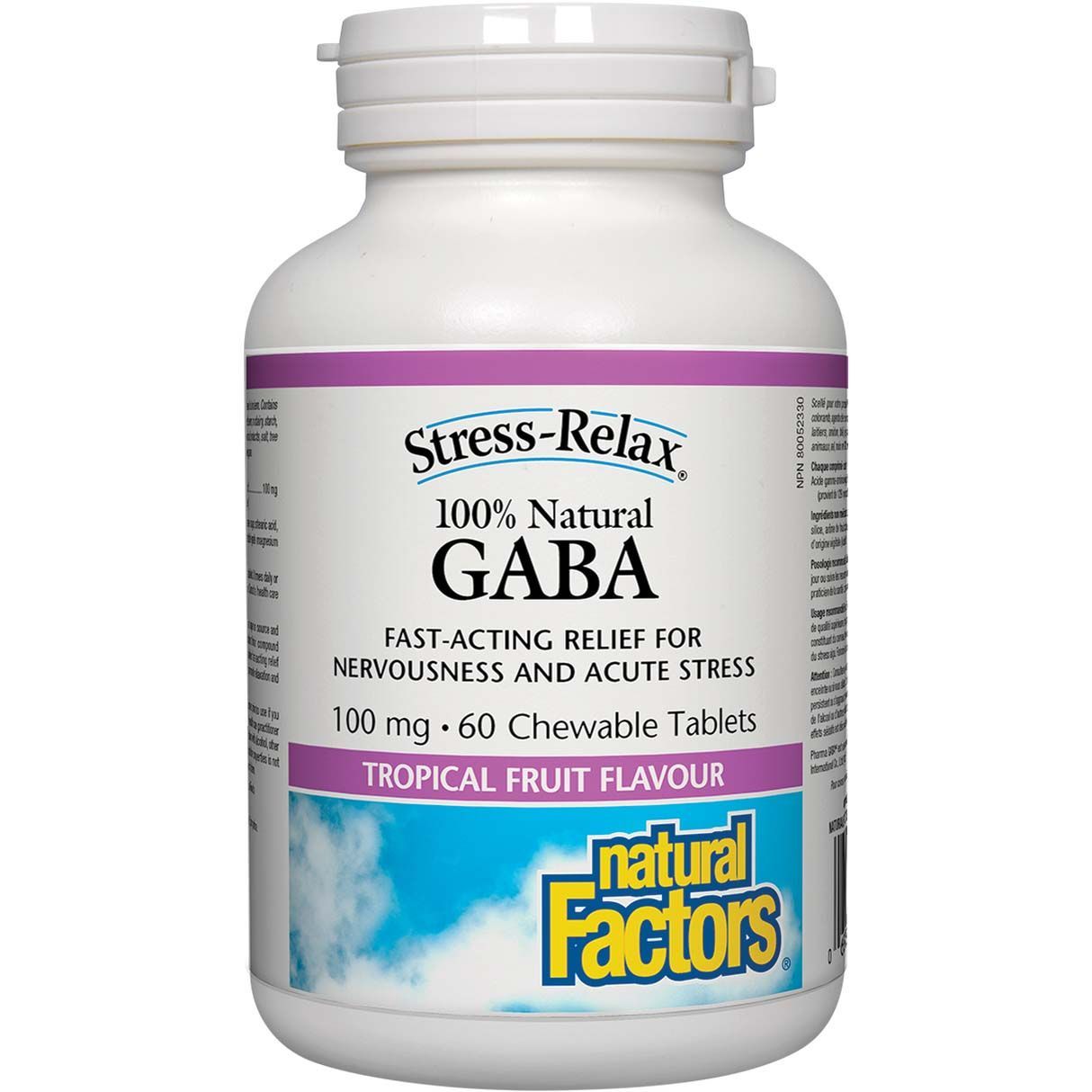 NF GABA STRESS RELAX 100MG 60CHEWABLE TABS