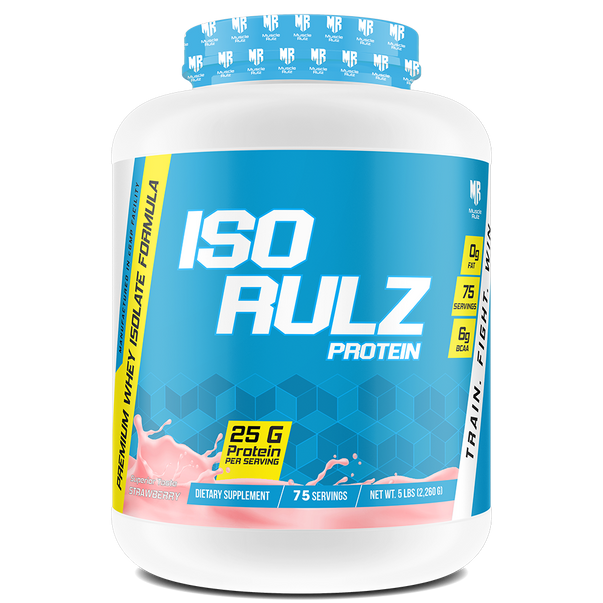 MUSCLE RULZ ISO RULZ PROTEIN 5LBS/2.26KG STRAWBERRY
