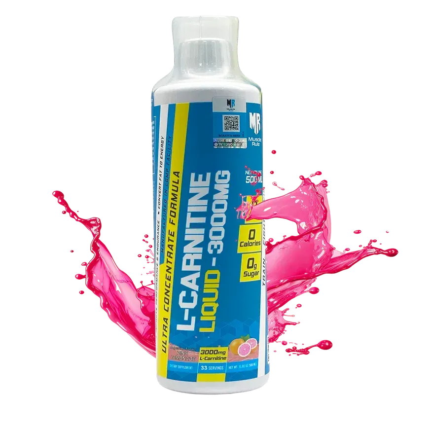 MUSCLE RULZ L-CARNITINE LIQUID 3000MG - PINK LEMONADE