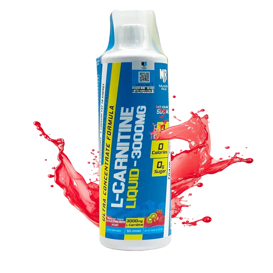 MUSCLE RULZ L-CARNITINE LIQUID 3000MG - STRAWBERRY KIWI