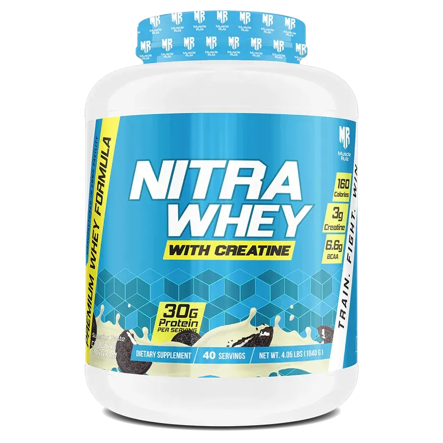 MUSCLE RULZ NITRA WHEY 4.05 LBS COOKIES & CREAM