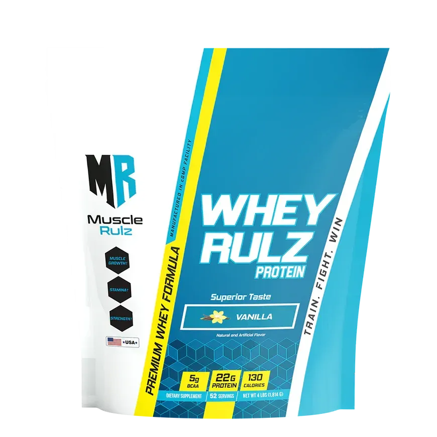 MUSCLE RULZ WHEY RULZ 4LBS VANILLA