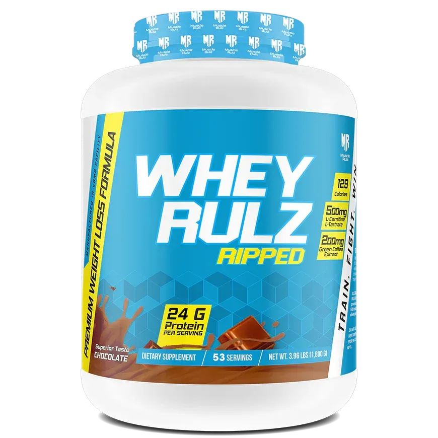 MUSCLE RULZ WHEY RULZ RIPPED CHOCOLATE - 3.96LBS MUSCLE RULZ WHEY RULZ RIPPED CHOCOLATE - 3.96LBS