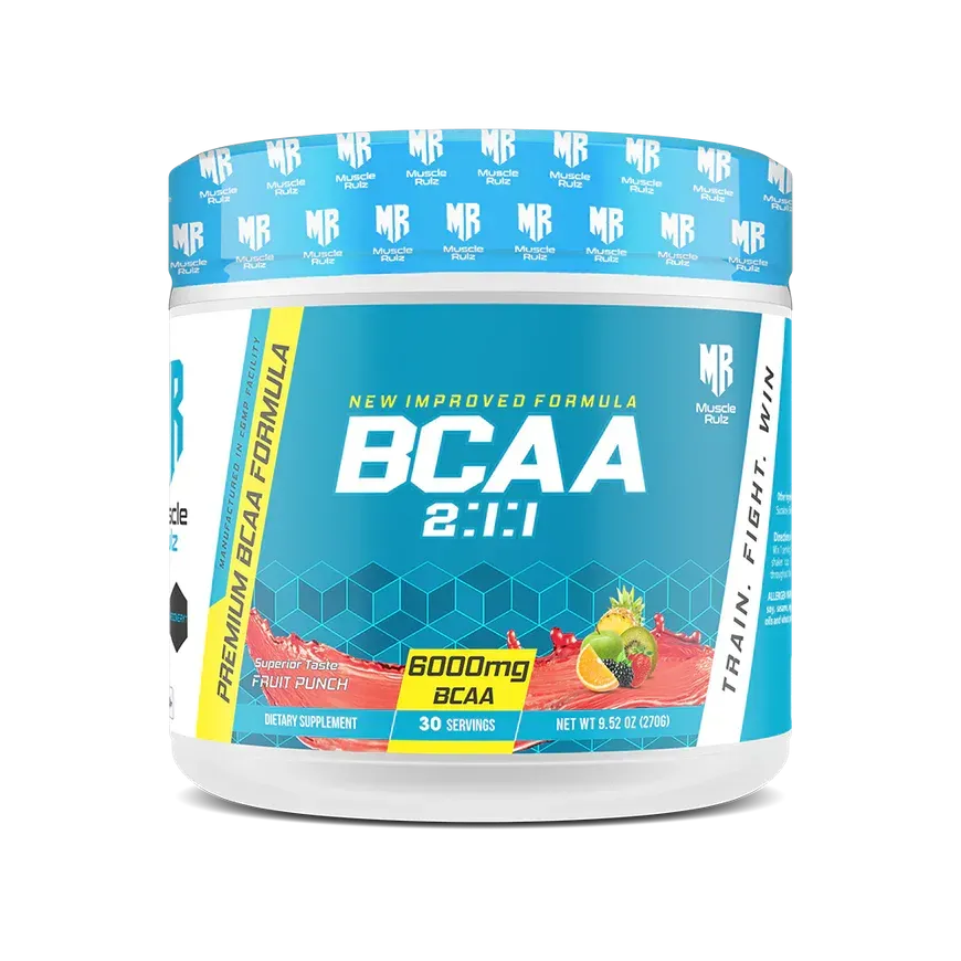 MUSCLE RULZ BCAA+B6 6000MG/30SV - FRUIT PUNCH