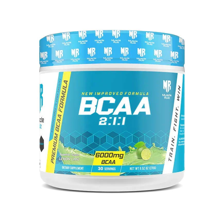 MUSCLE RULZ BCAA+B6 6000MG/30SV - LEMON LIME