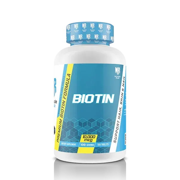 MUSCLE RULZ BIOTIN 10000MCG 100TAB