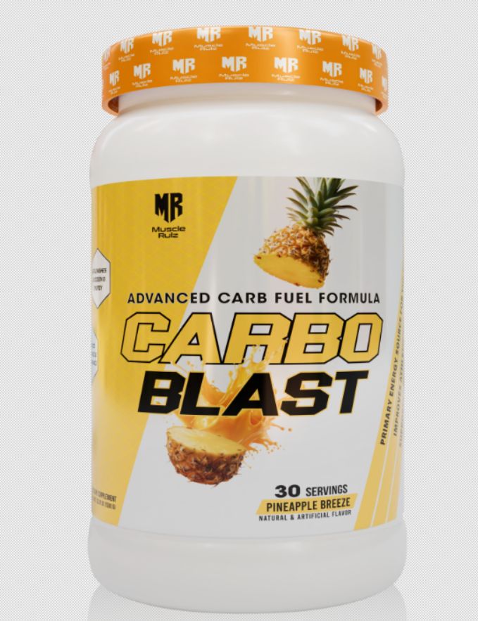 MUSCLE RULZ CARBO BLAST 30SV - PINEAPPLE BREEZE