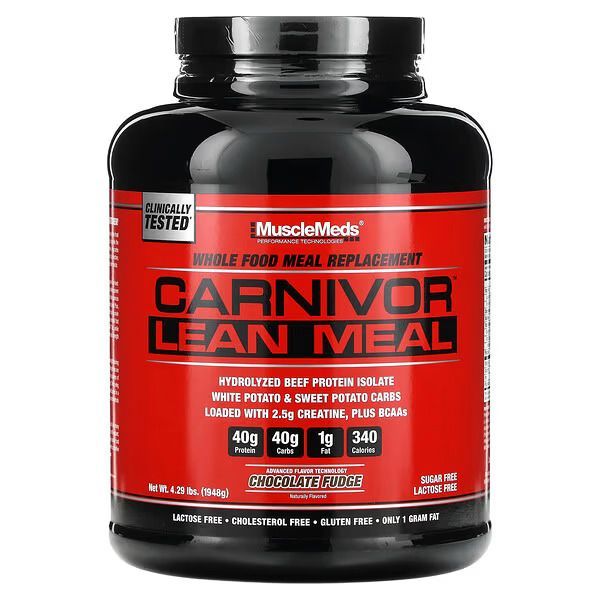 MUSCLE MEDS CARNIVOR LEAN MEAL CHOCOLATE FUDGE