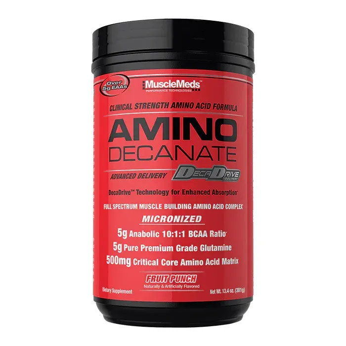 MUSCLE MEDS AMINO DECANATE FRUIT PUNCH 30SV