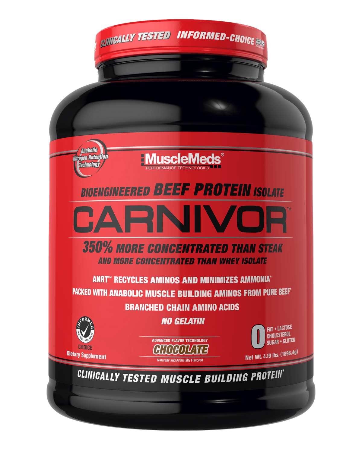 MUSCLE MEDS CARNIVOR 4.5LBS CHOCOLATE MUSCLE MEDS CARNIVOR 4.5LBS CHOCOLATE