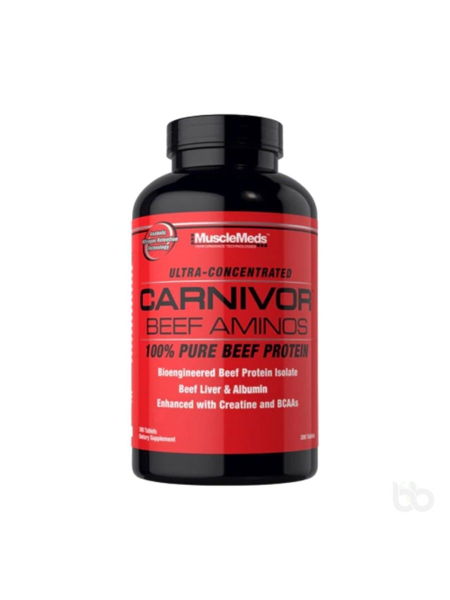 MUSCLE MEDS CARNIVOR BEEF AMINO 300 TAB