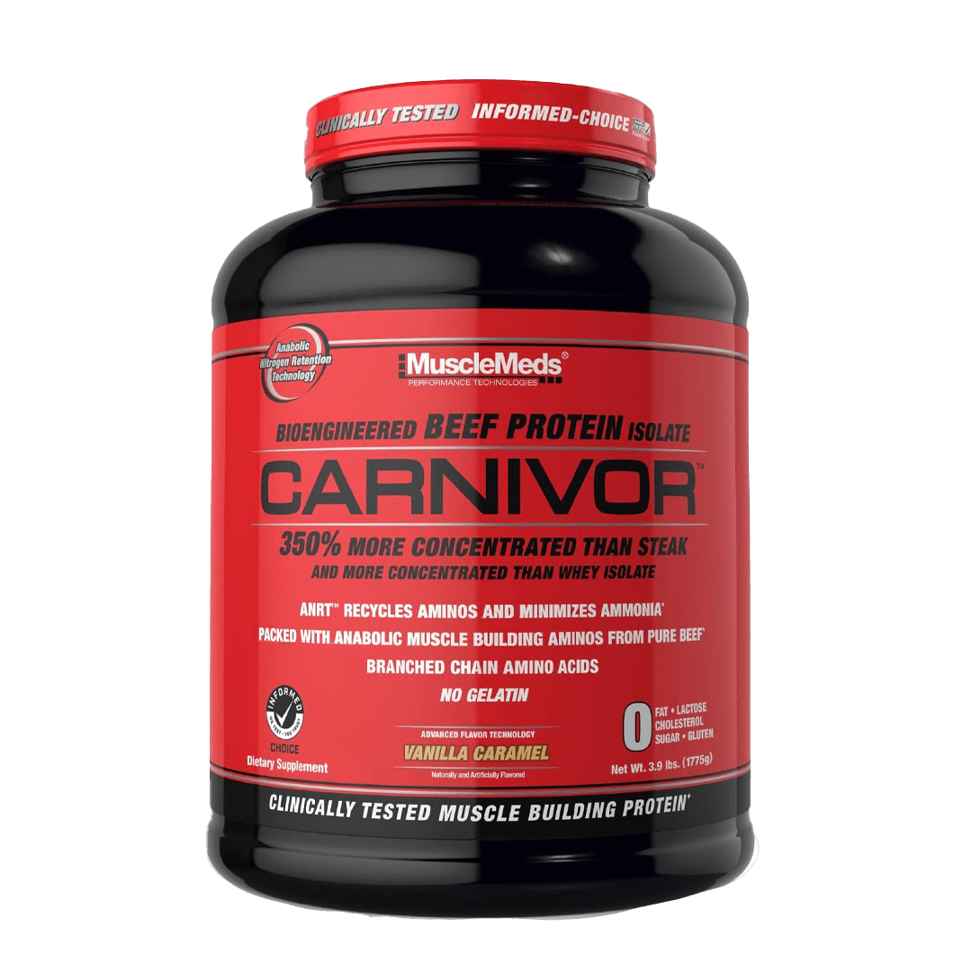 MUSCLE MEDS CARNIVOR 4LBS VANILLA CARAMEL