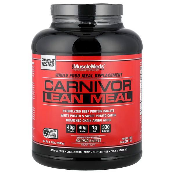 MUSCLE MEDS CARNIVOR LEAN MEAL MOCHA LATTE