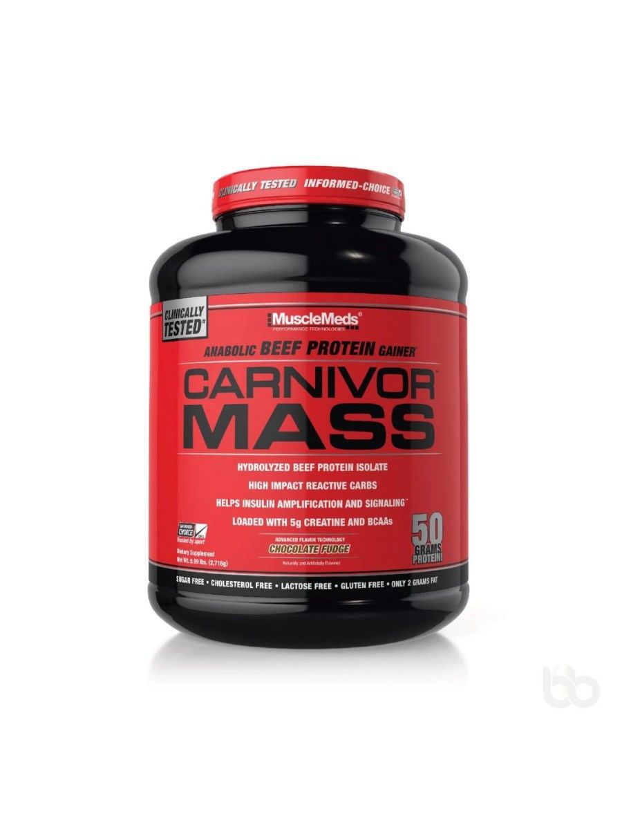 MUSCLE MEDS CARNIVOR MASS 6LBS CHOCOLATE FUDGE