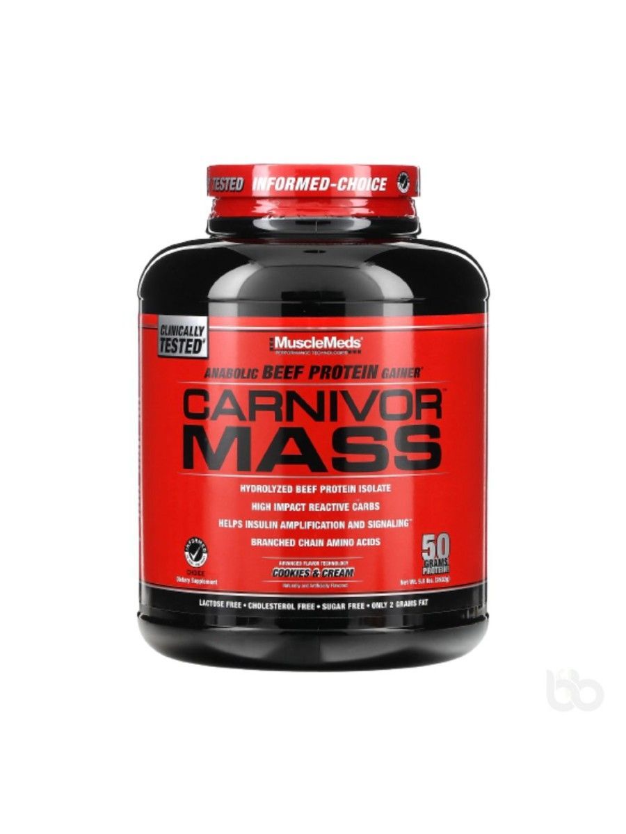 MUSCLE MEDS CARNIVOR MASS 6LBS COOKIES & CREAM